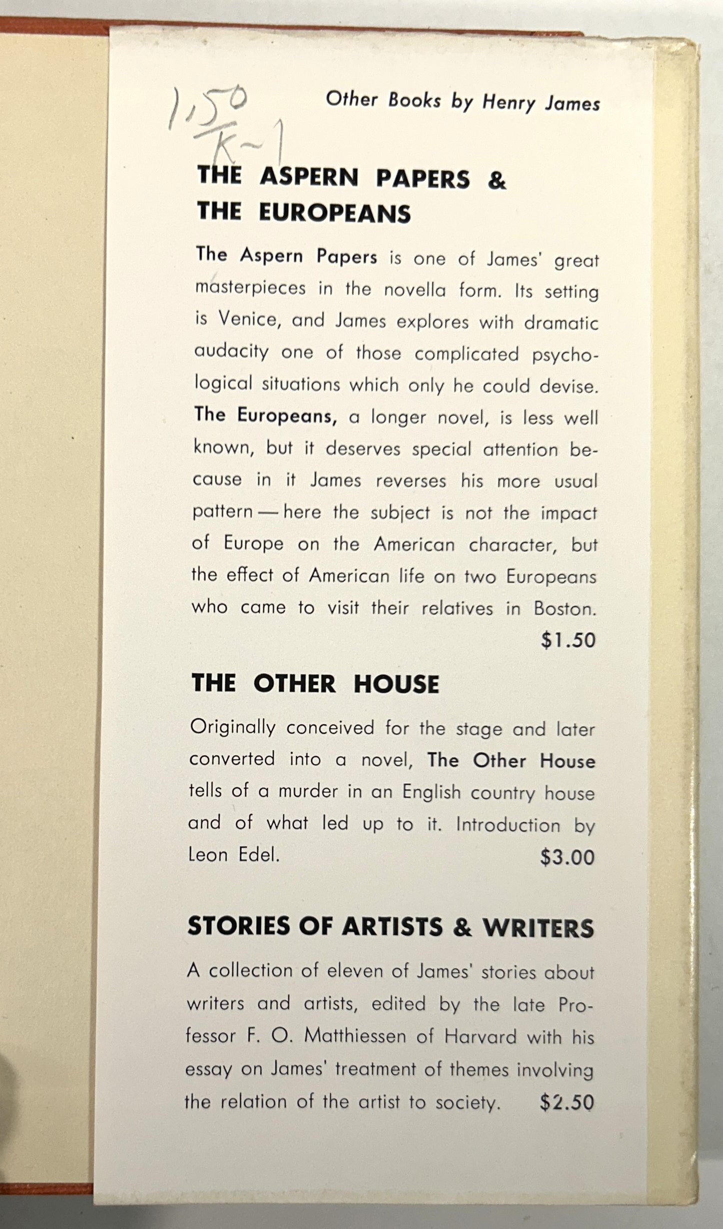 The Spoils of Poynton by Henry James 1924