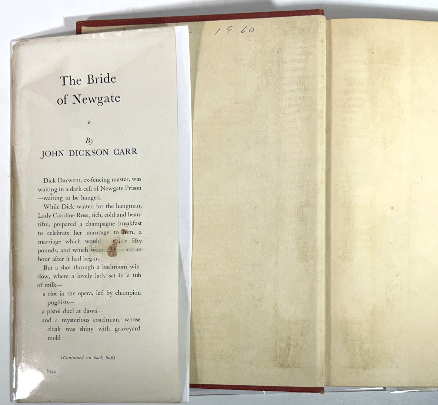 The Bride of Newgate by John Dickson Carr 1950 1st Edition