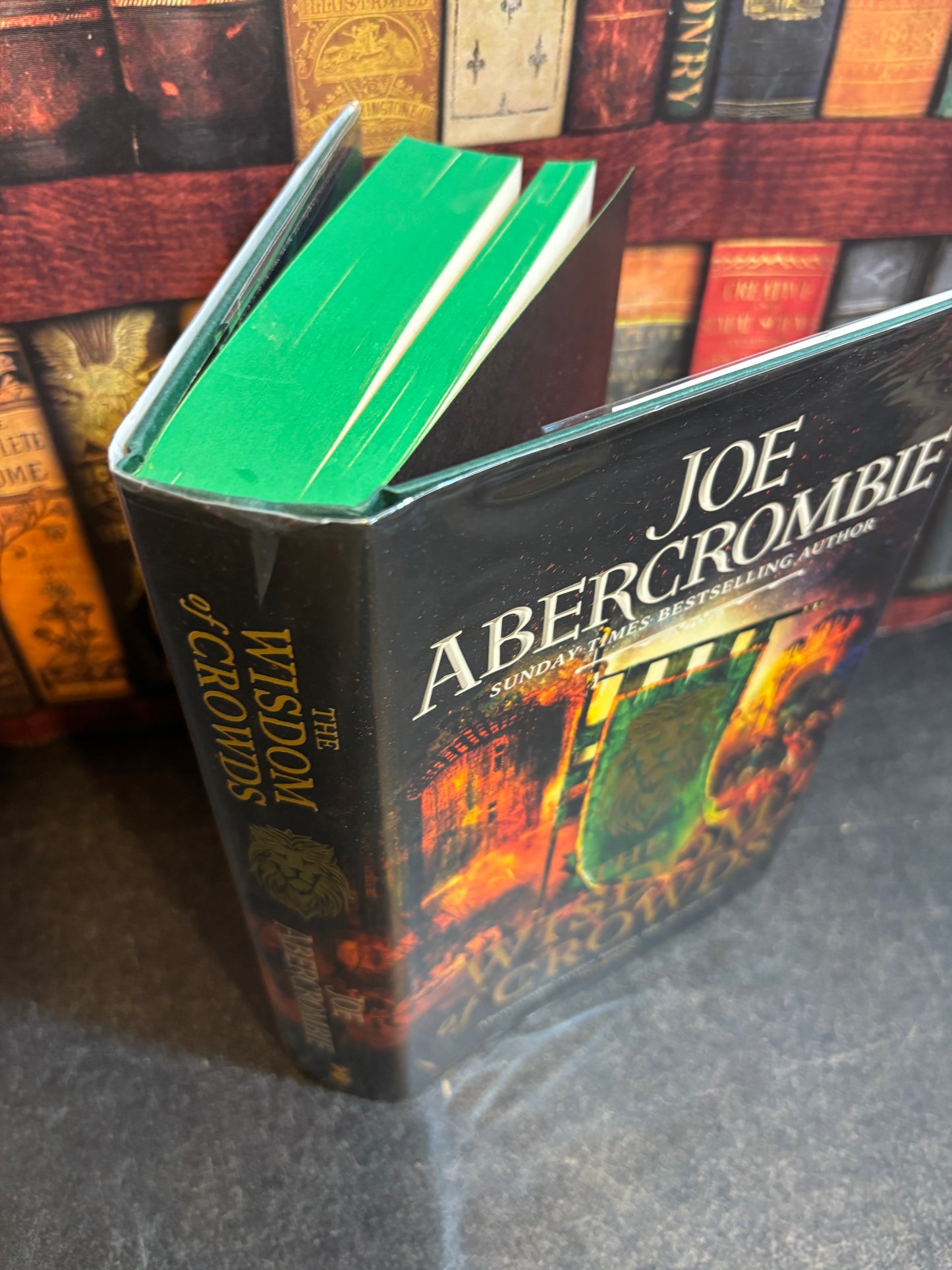 The Wisdom of Crowds by Joe Abercrombie SIGNED Limited #388/500 1st Edition