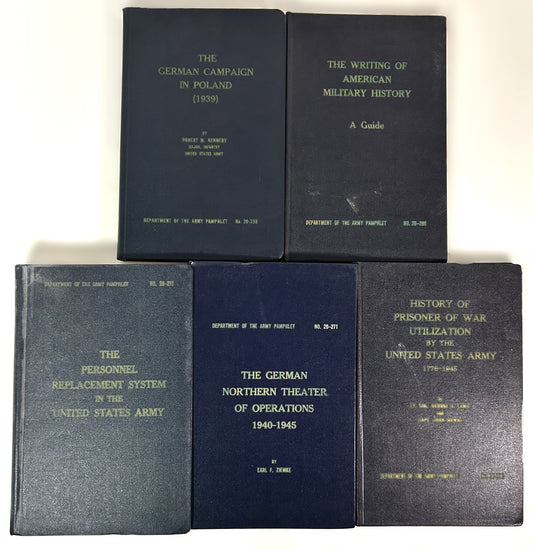 Set of 5 Department of the Army Pamphlets 1955-1956