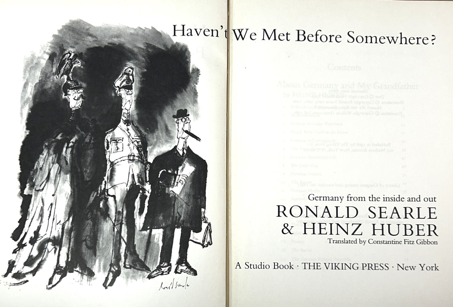 Haven't We Met Before Somewhere? by Ronald Searle & Heinz Huber 1966