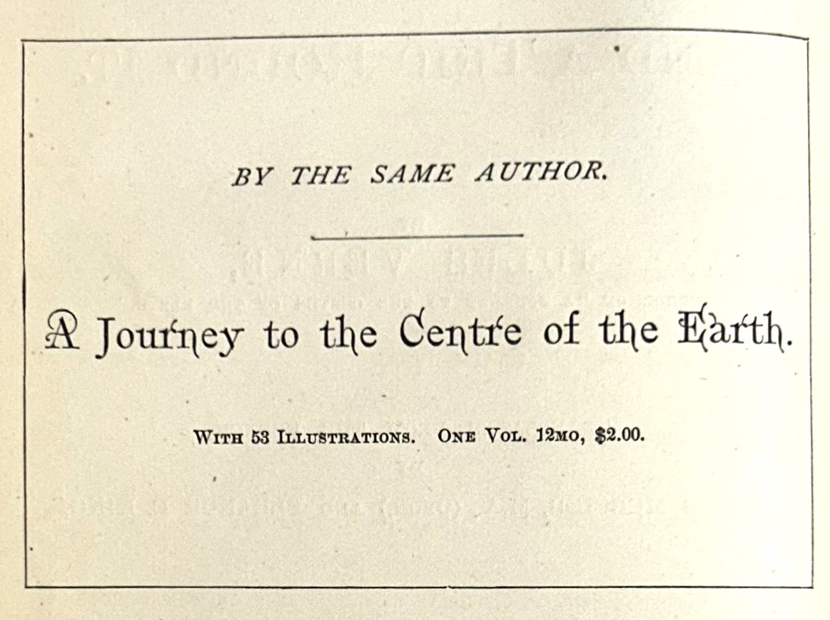 From Earth to the Moon by Jules Verne 1874 Hardcover 1st US Edition Fully Illustrated