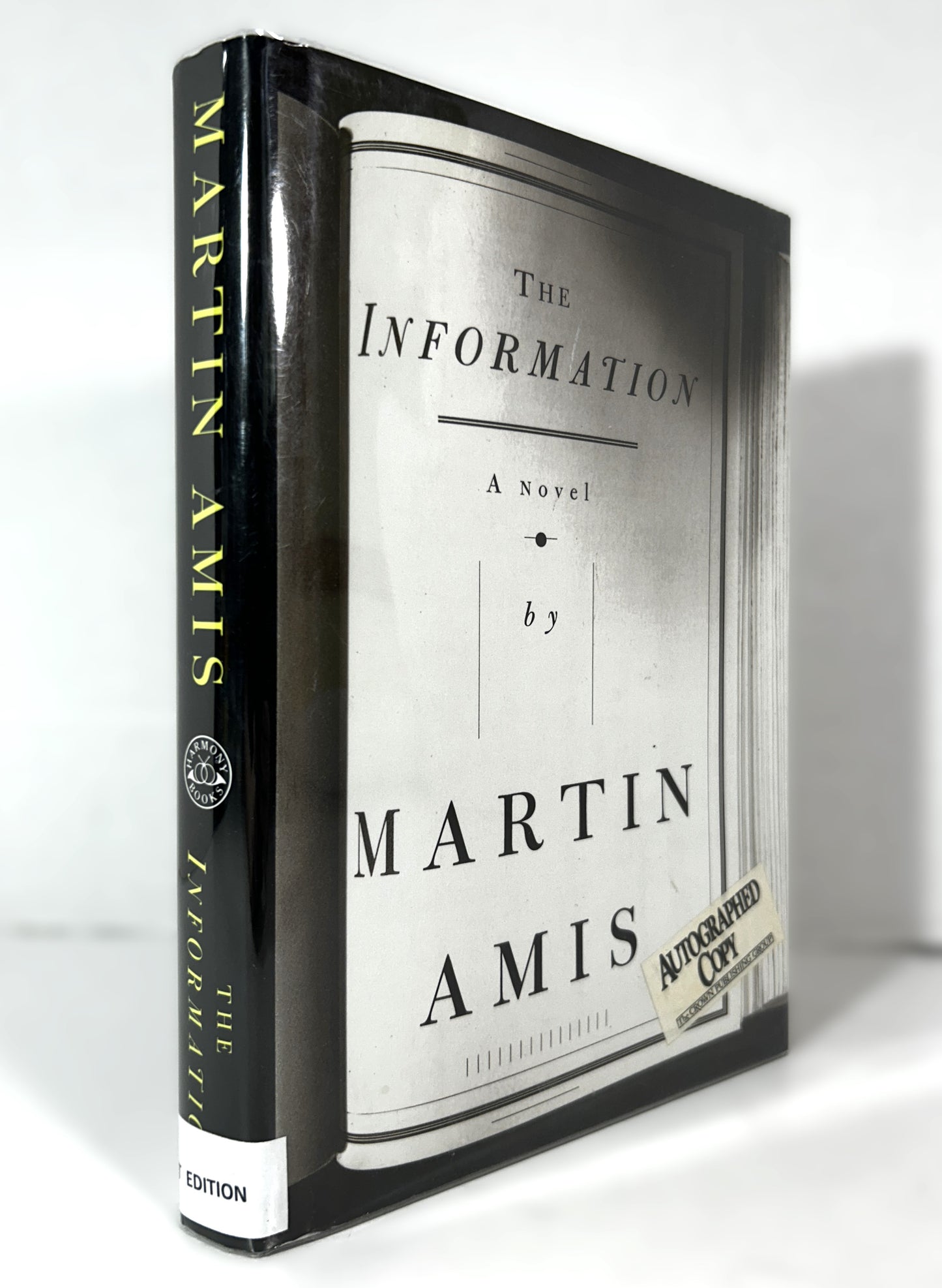 The Information by Martin Amis 1995 SIGNED 1st US Edition