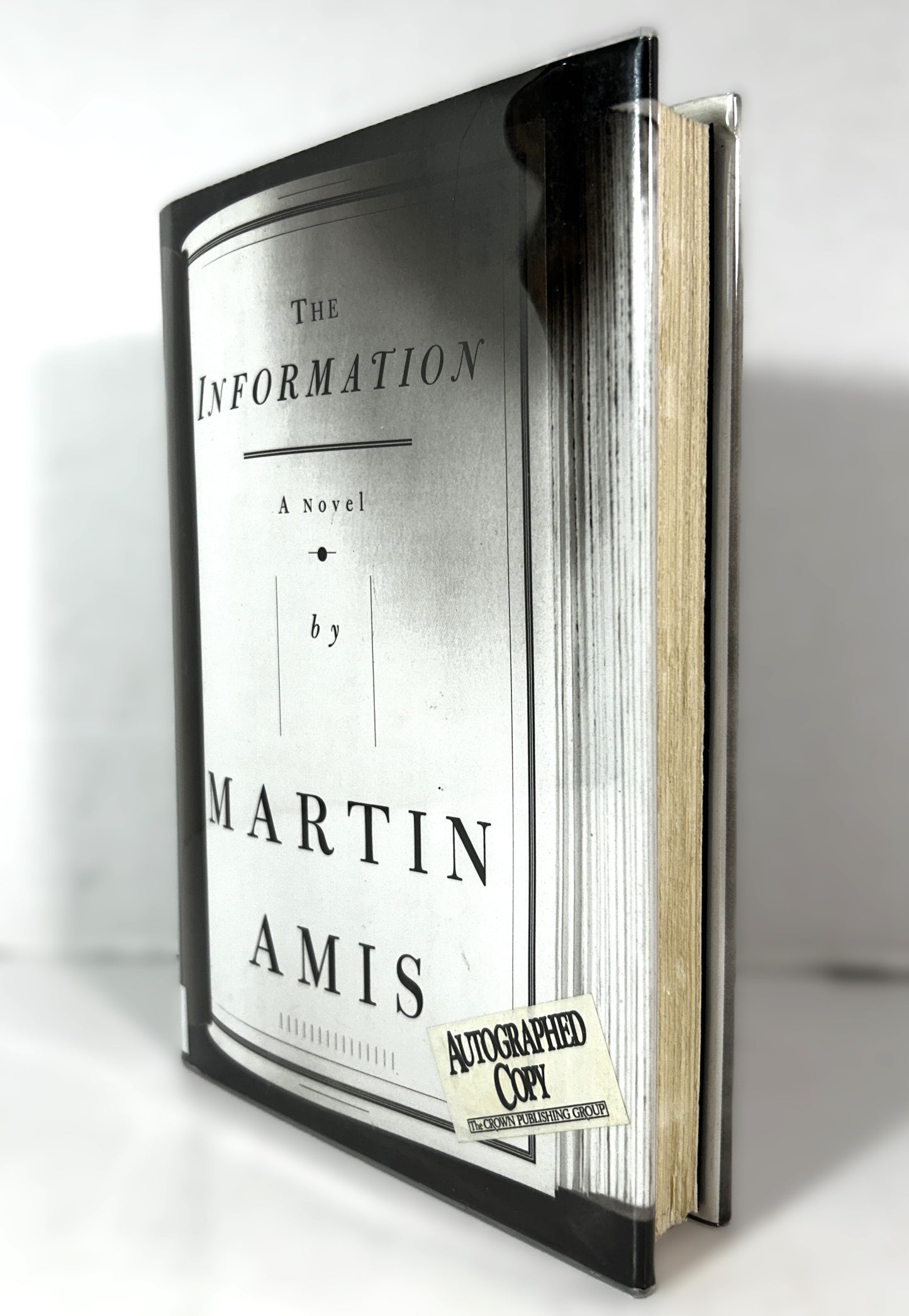 The Information by Martin Amis 1995 SIGNED 1st US Edition