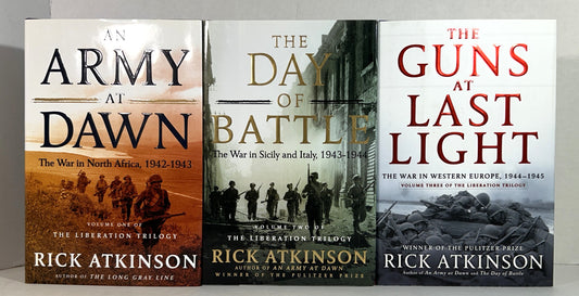 Complete Liberation Trilogy by Rick Atkinson 2002-2017 1st Editions