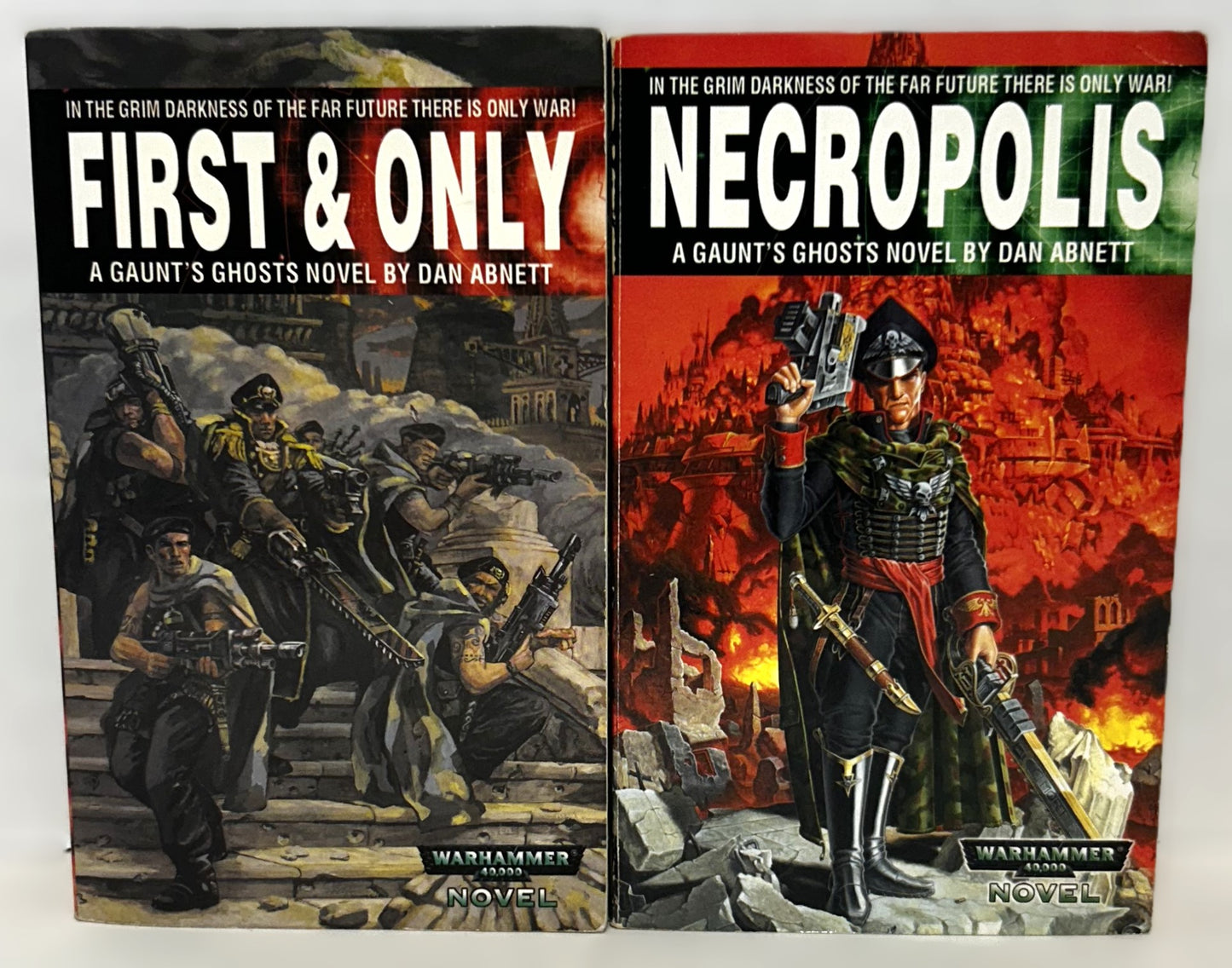 Warhammer 40,000: Necropolis and First & Only by Dan Abnett 2000 1st US Editions