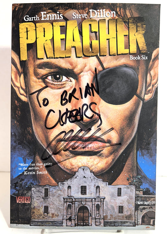 Vertigo: PREACHER Book 6 by Garth Ennis & Steve Dillon 2014 SIGNED + INSCRIBED