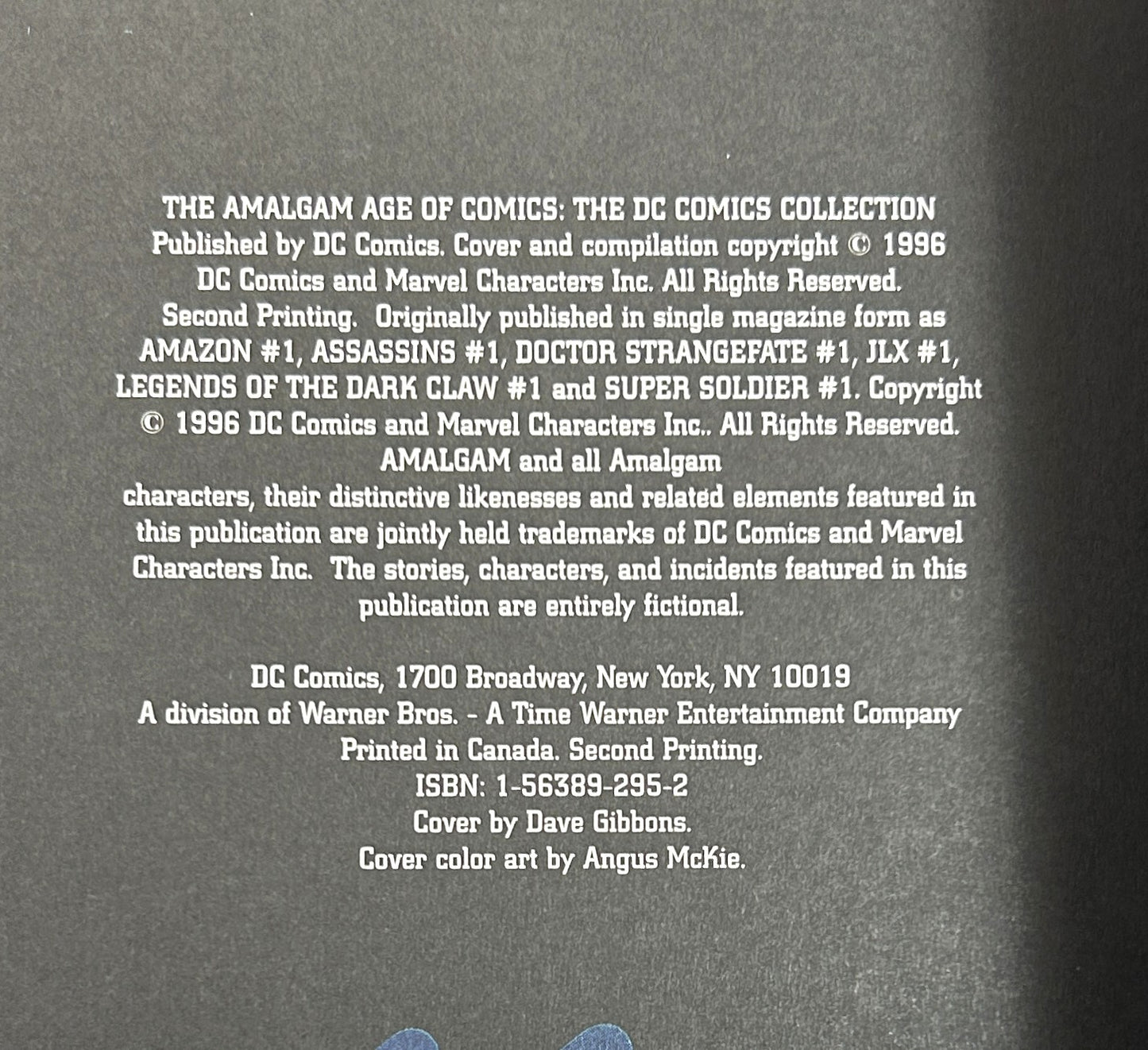 DC Comics: The Amalgam Age of Comics 1996 2nd Printing