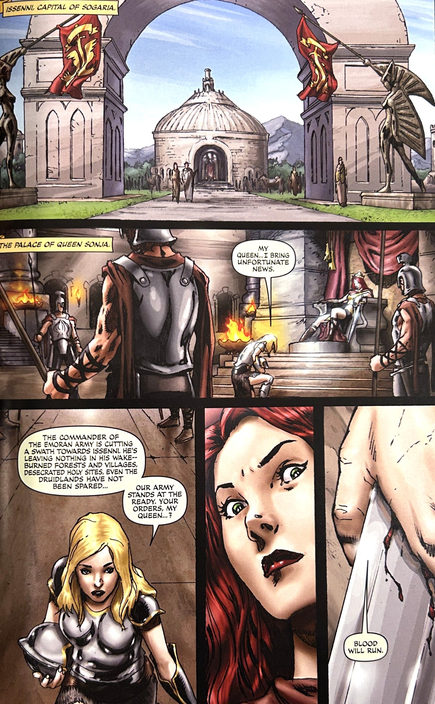 Set of 6 Queen Sonja + Red Sonja vs Thulsadoom 2006-2010 1st Printings