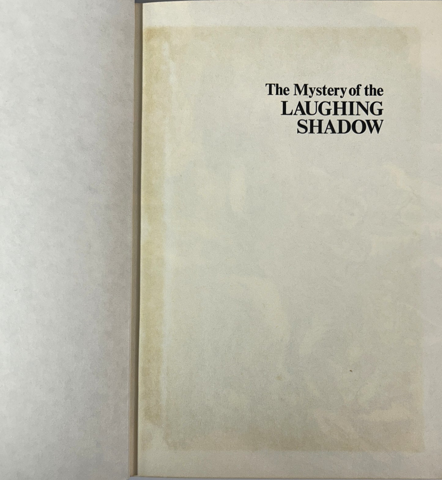 The Mystery of the Laughing Shadow (Alfred Hitchcock & the Three Investigators #12) stated 1969 Later Print