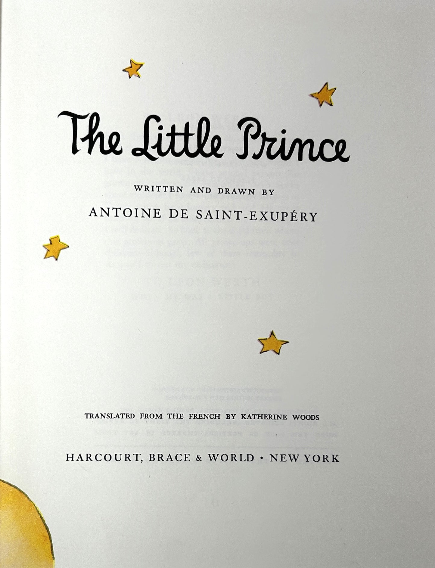 The Little Prince by Antoine de Saint-Exupery c. 1970s