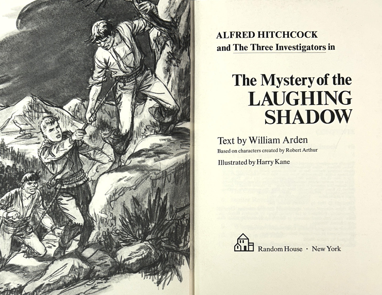 The Mystery of the Laughing Shadow (Alfred Hitchcock & the Three Investigators #12) stated 1969 Later Print