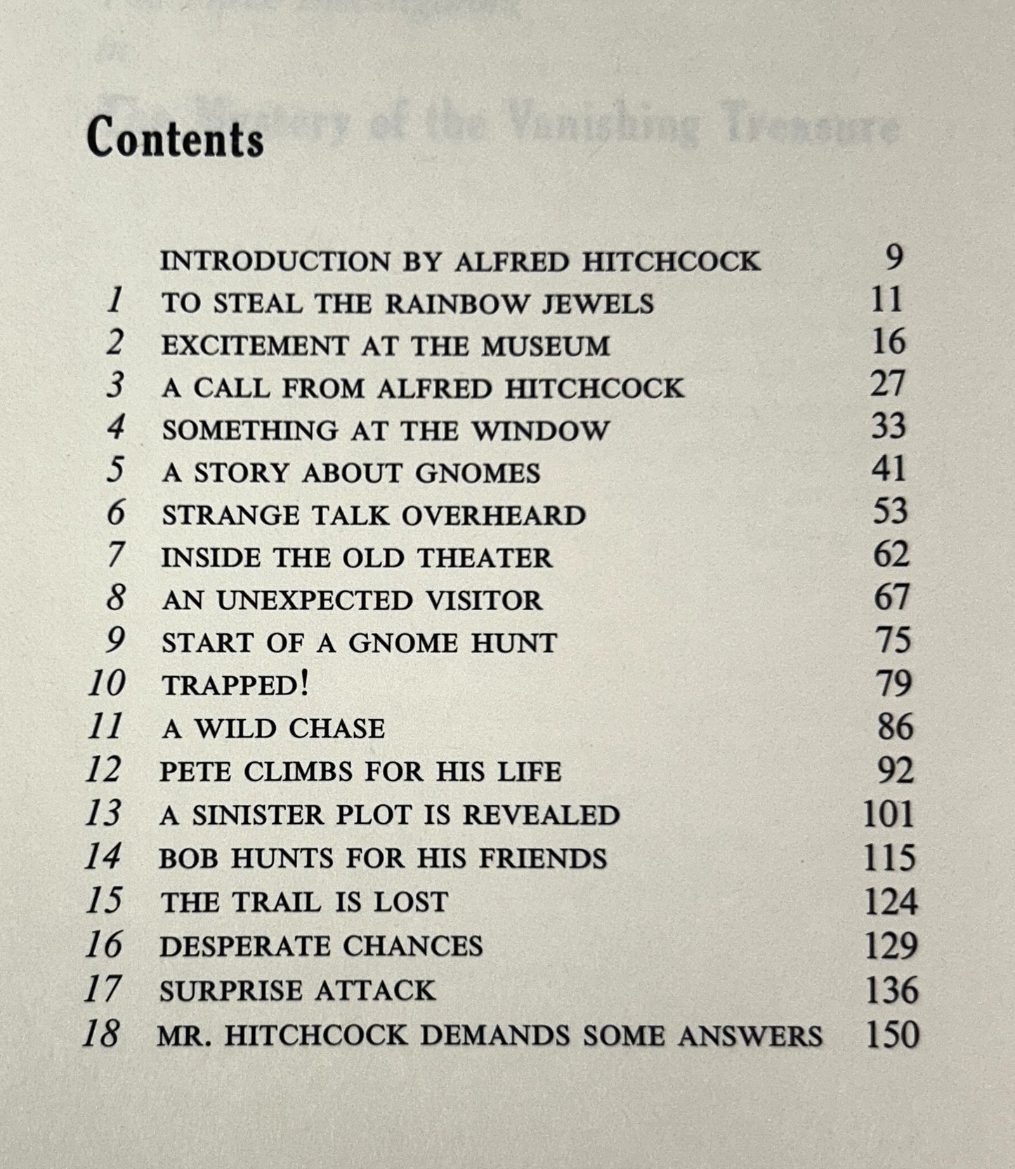 The Mystery of the Vanishing Treasure (Alfred Hitchcock & the Three Investigators #5) stated 1966 Later Print