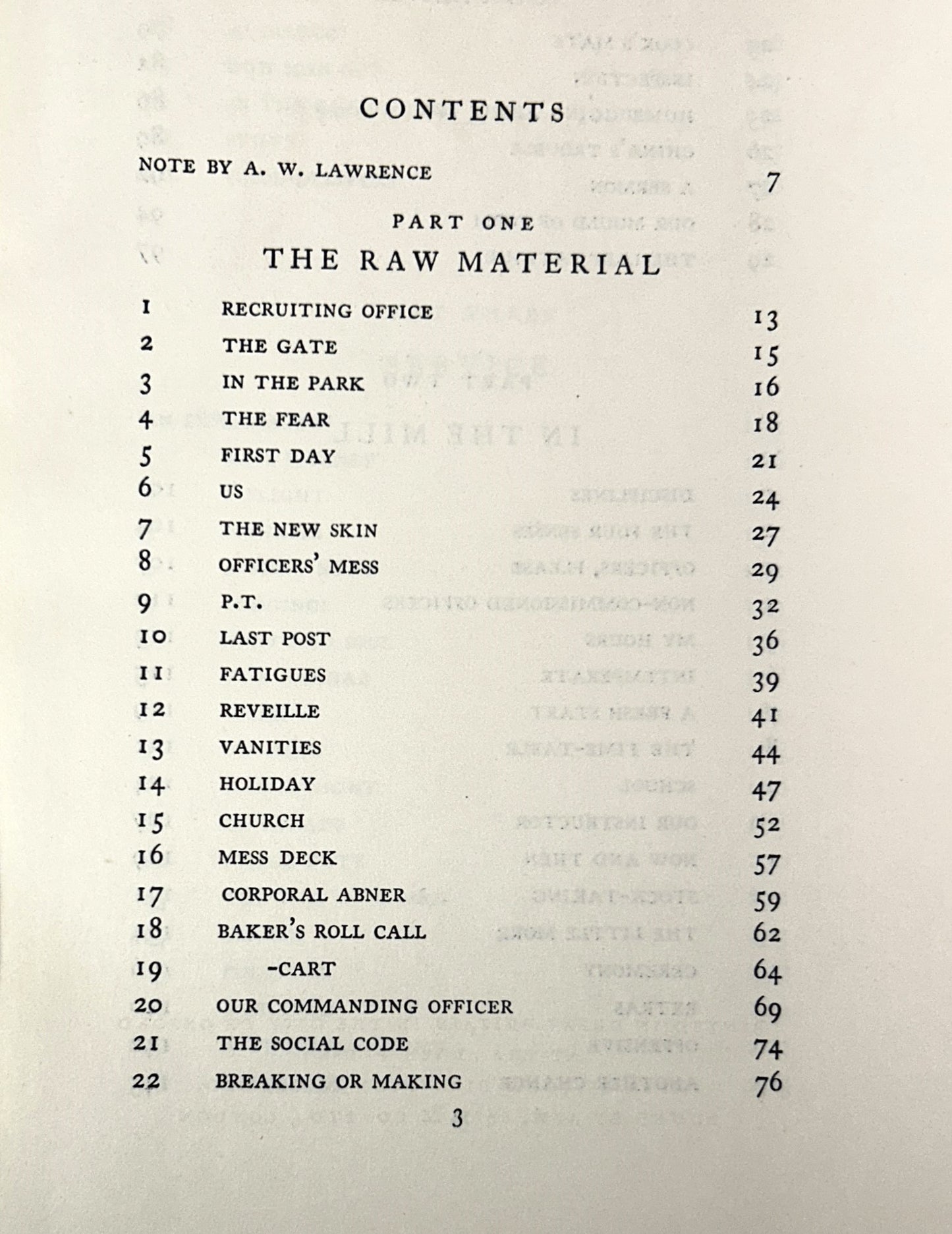 The Mint by 352087 A/c Ross by TE Lawrence 1955