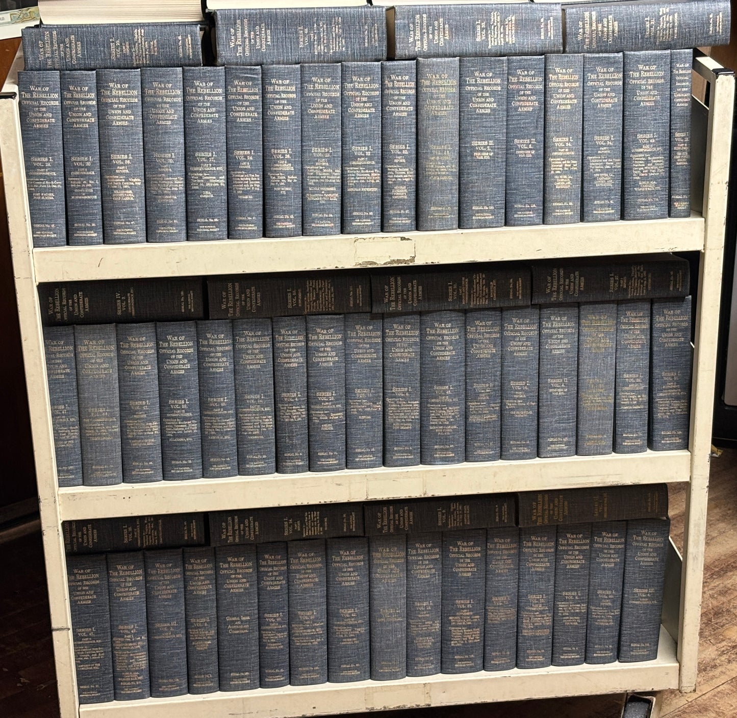 Complete Official Records War of the Rebellion 128 Volume HB 1970s Reprint Set (PICK UP ONLY - NO SHIPPING)