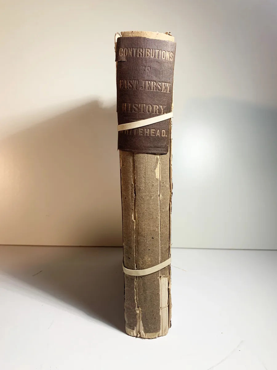 Contributions to the Early History of Perth Amboy and Adjoining Counties by William Whitehead 1895 Antique