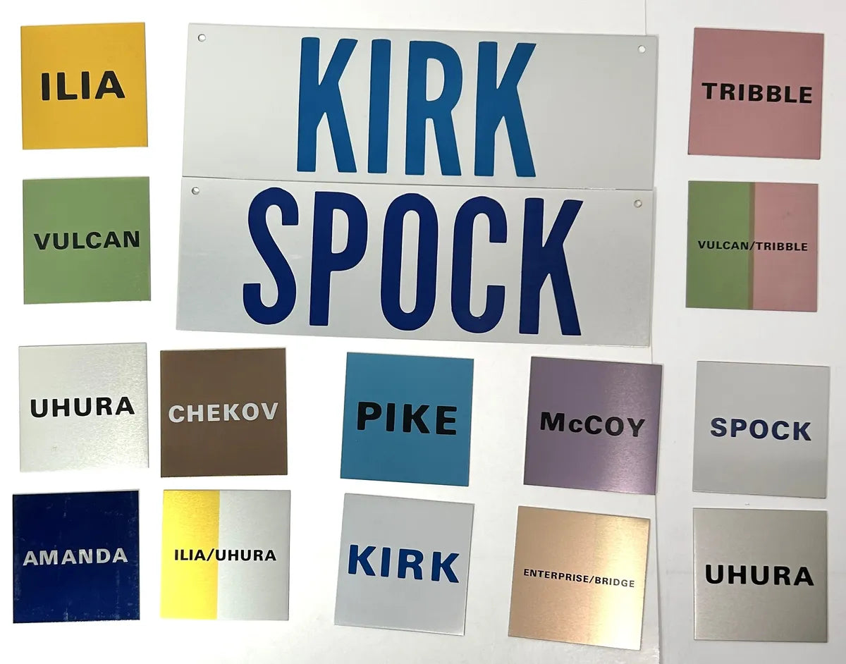 Set of 16 Star Trek Signage