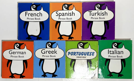 Set of 7 Penguin Language References circa 1970s