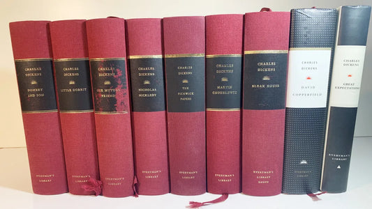 Set of 9 Everyman's Library Dickens Novels 1991-1998