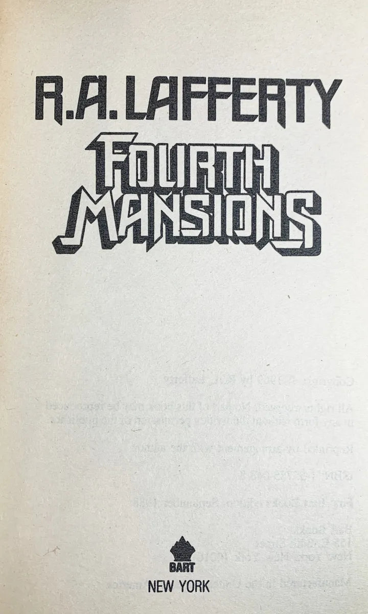 Fourth Mansions by RA Lafferty 1988