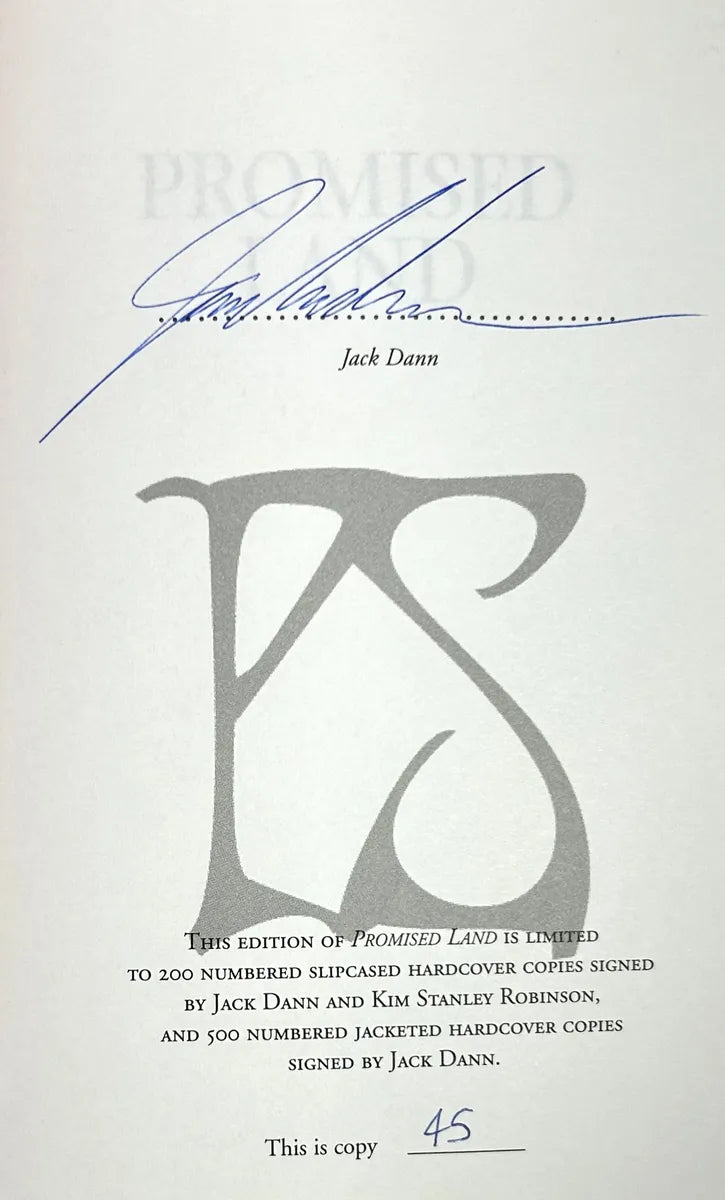 Promised Land by Jack Dann 2007 SIGNED Limited 1st Edition